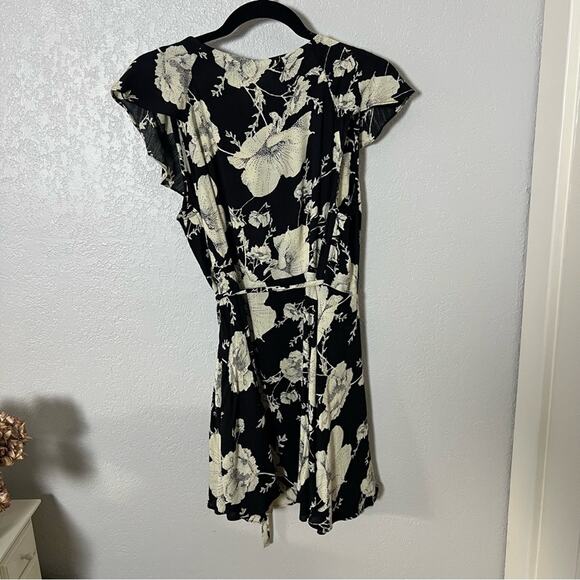 Free People French Quarter Floral Wrap Mini Dress - Picture 6 of 8